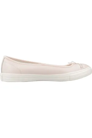 Converse Schoenen, Dames, Roze, 38 1/2 EU, Sierlijke Ballerina Instap Schoenen
