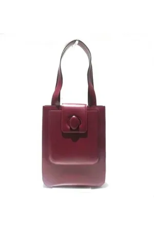 Cartier Pre-owned, Dames, Rood, ONE Size, Tweedehands leren schoudertassen