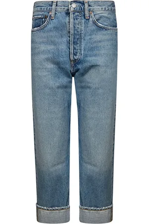 AGOLDE Jeans, Dames, Blauw, W26, Denim, Klassieke Denim Jeans