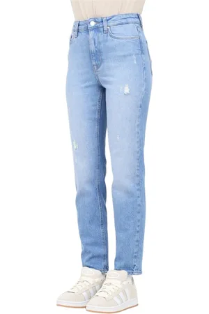 ONLY Jeans, Dames, Blauw, W28, Denim, Lichtblauwe Slim Fit Denim Jeans