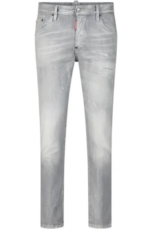 Dsquared2 Jeans, Heren, Grijs, S, Katoen, Ripped Skater Jeans
