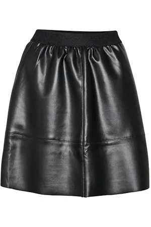 Kaffe Rokken, Dames, Zwart, S, Polyester, Zwarte Kamikka Rok