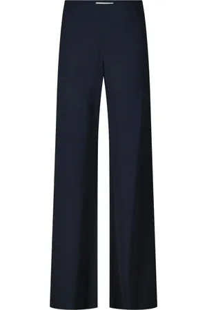Vince Broeken, Dames, Blauw, XS, Comfort Fit Elastische Taille Broek