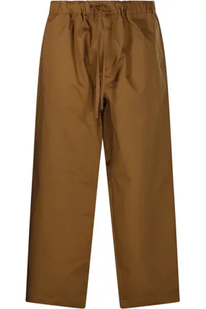 DARKPARK Broeken, Heren, Bruin, S, Katoen, Tabak Jogger Broek
