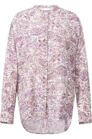 Isabel Marant Blouses & Shirts, Dames, Veelkleurig, 2Xs, Paisley Batwing Blouse