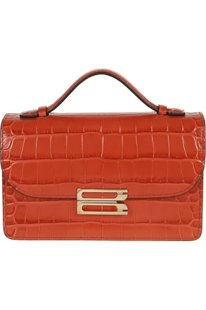 Victoria Beckham Tassen, Dames, Rood, ONE Size, Leer, Rode Crossbody Tas Elegante Stijl