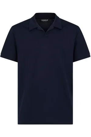 Dondup Tops, Heren, Blauw, XL, Katoen, Jersey Polo Shirt