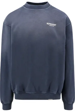 Represent Sweatshirts & Hoodies, Heren, Blauw, L, Katoen, Vintage Owners Club Sweatshirt met Logo