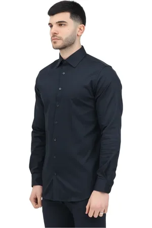 SELECTED Overhemden, Heren, Zwart, 2Xl, Zwarte overhemd lange mouw Modern