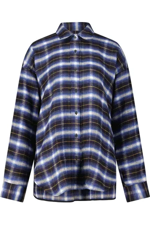 Lis Lareida Blouses & Shirts, Dames, Veelkleurig, S, Geruit Overhemd Zelda