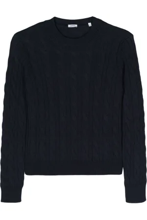 Aspesi Truien, Dames, Blauw, M, Blauwe Sweatshirt voor Stijlvolle Casual Look