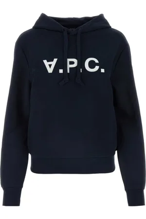 A.P.C. Sweatshirts & Hoodies, Dames, Blauw, XS, Katoen, Midnight Katoenen Sweatshirt