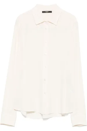 SEVENTY BY SERGIO TEGON Blouses & Shirts, Dames, , S, Crème Knoopmanchet Overhemd