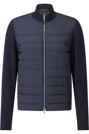 MOORER Jassen, Heren, Blauw, S, Gewatteerde donsjas Duncan