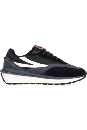 Fila Schoenen, Heren, Blauw, 41 EU, Donkere Shadow Sneaker met Blauwe Accenten