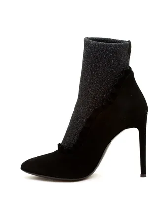 Giuseppe Zanotti Schoenen, Dames, Zwart, 39 EU, Zwarte Tronchetto laarzen