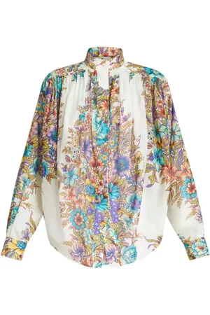 Etro Blouses & Shirts, Dames, Veelkleurig, 2Xs, Katoen, Casual Katoenen Overhemd X0800