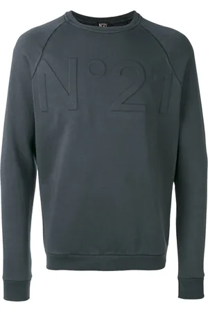 Nº21 Sweatshirts & Hoodies, Heren, Blauw, S, Blauwe Sweater