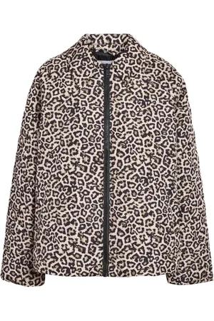 Noisy May Jassen, Dames, Veelkleurig, M, Gewatteerde jas met Freewear Print