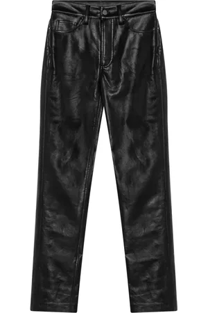 ANINE BING Broeken, Dames, Zwart, W28, Denim, Regular Fit Denim Jeans