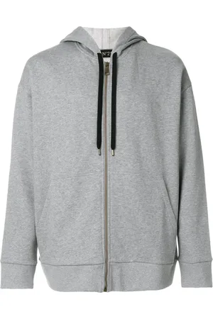 Nº21 Sweatshirts & Hoodies, Heren, Grijs, S, Grijze Sweatshirt met Moderne Stijl