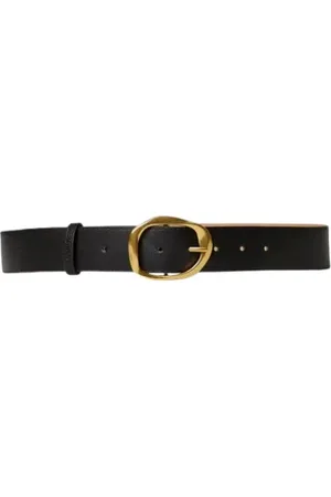 Twin-Set Accessoires, unisex, Zwart, M, Gevormde Gesp Riem