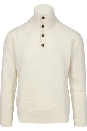 Paolo Pecora Truien, Heren, , L, Wol, Merino Wol Hoge Hals Trui
