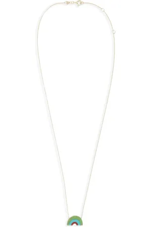 Aliita Accessoires, Dames, Geel, ONE Size, Turquoise Regenboog Ketting