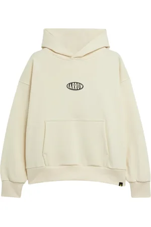 BARROW Sweatshirts & Hoodies, Dames, , M, Katoen, Vanilla Hoodie met All-Over Prints