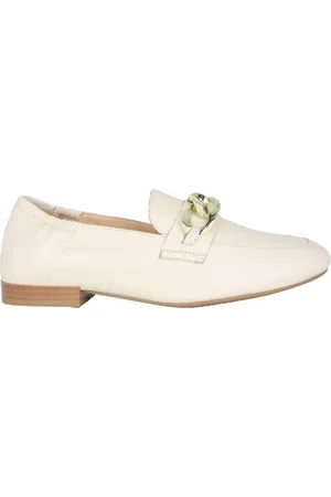 ARA Schoenen, Dames, , 42 1/2 EU, Wijde pasvorm Loafer in Off White