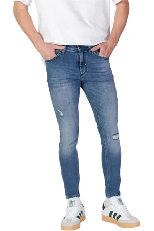 Antony Morato Jeans, Heren, Blauw, W30, Katoen, Skinny Jeans Collectie Lente/Zomer