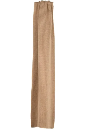 ZANIERI Accessoires, Heren, Bruin, ONE Size, Kasjmier, Kasjmier Sjaal Grof Gebreid Made in Italy