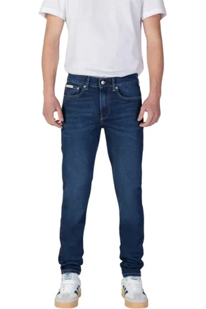 Calvin Klein Jeans, Heren, Blauw, W29 L32, Katoen, Slim Jeans Lente/Zomer Collectie