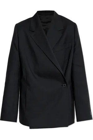 Kenzo Jassen, Dames, Zwart, XS, Wol, Double-breasted blazer