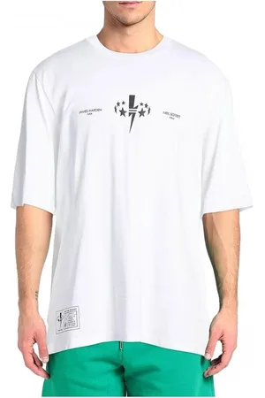 Neil Barrett Tops, Heren, Wit, S, Katoen, Limited Edition Front Print Katoenen T-shirt