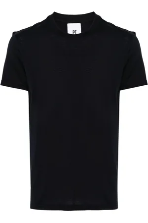 PT Torino Tops, Heren, Zwart, S, Casual Jersey Shirt