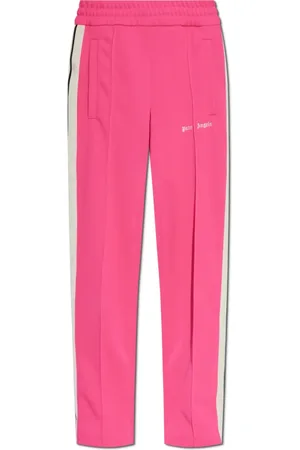 Palm Angels Broeken, Dames, Roze, M, Trainingsbroeken met logo