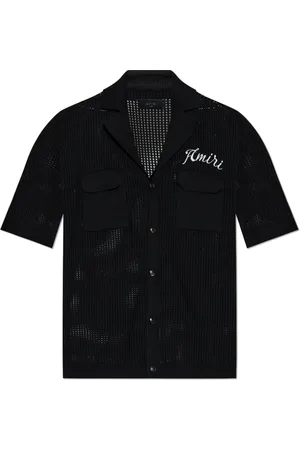 AMIRI Overhemden, Heren, Zwart, S, Shirt met logo