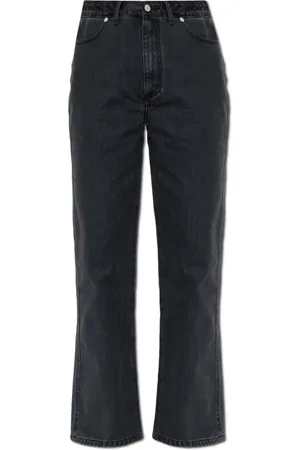 OFFICINE GENERALE Jeans, Dames, Grijs, W27, Katoen, Straight-leg jeans