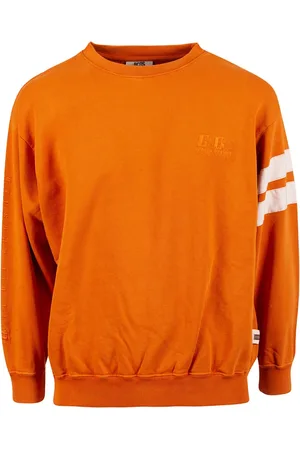 GCDS Sweatshirts & Hoodies, Heren, Oranje, M, Oranje Monochrome Stijlvolle Modieuze Shirt