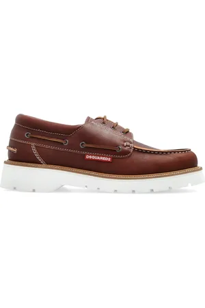 Dsquared2 Schoenen, Heren, Bruin, 41 1/2 EU, Leer, Leren Schoenen