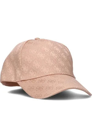 Guess Accessoires, Dames, Roze, ONE Size, Polyester, Orlina Logo Baseball Cap