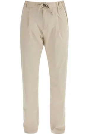 HERNO Broeken, Heren, , L, Straight Cut High Waist Broek