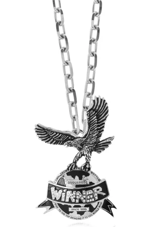 Dsquared2 Accessoires, Heren, Grijs, ONE Size, Ketting met Hanger