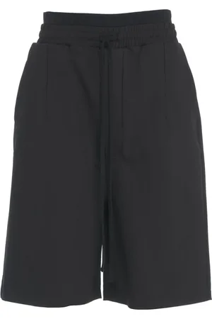 THOM KROM Korte broeken, Heren, Zwart, L, Zwarte Trekkoord Shorts