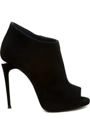 Giuseppe Zanotti Schoenen, Dames, Zwart, 37 1/2 EU, Zwarte Tronchetto laarzen
