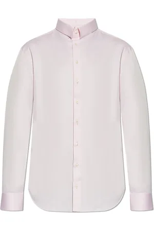 Giorgio Armani Overhemden, Heren, Roze, 3Xl, Katoen, Klassiek overhemd