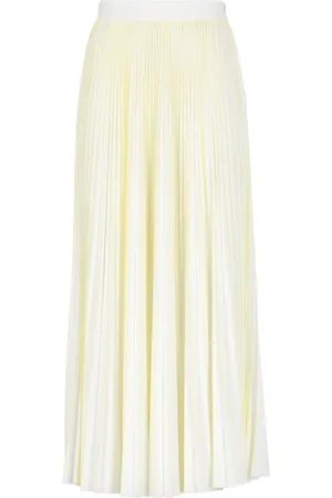 Fabiana Filippi Rokken, Dames, Wit, M, Witte Rok met Contrasterende Details