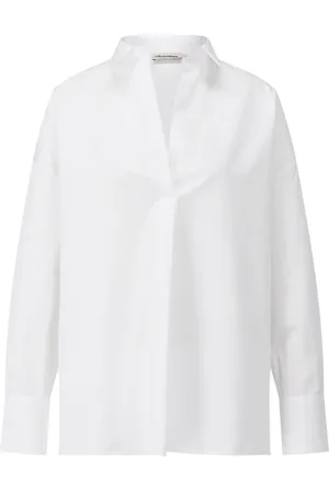 bloomings Blouses & Shirts, Dames, Wit, 2Xs, Katoen, Oversized Blouse Nizza