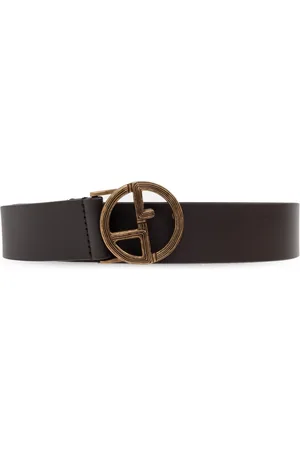 Giorgio Armani Accessoires, Heren, Bruin, 110 CM, Leer, Leren riem